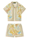 Versace Kids Underwater Barocco shorts set - White
