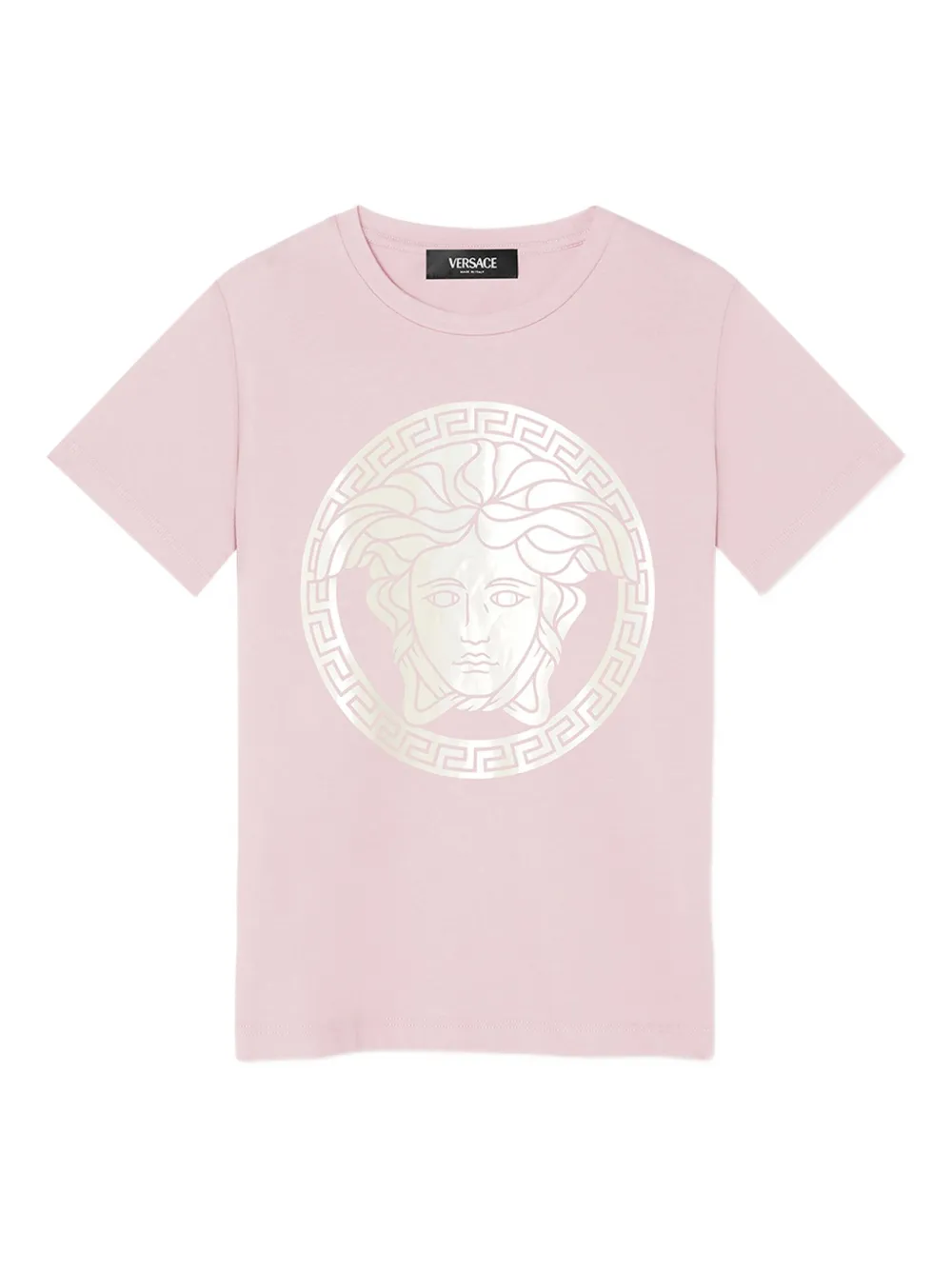 Versace Kids T-shirt met Medusa-logo Roze