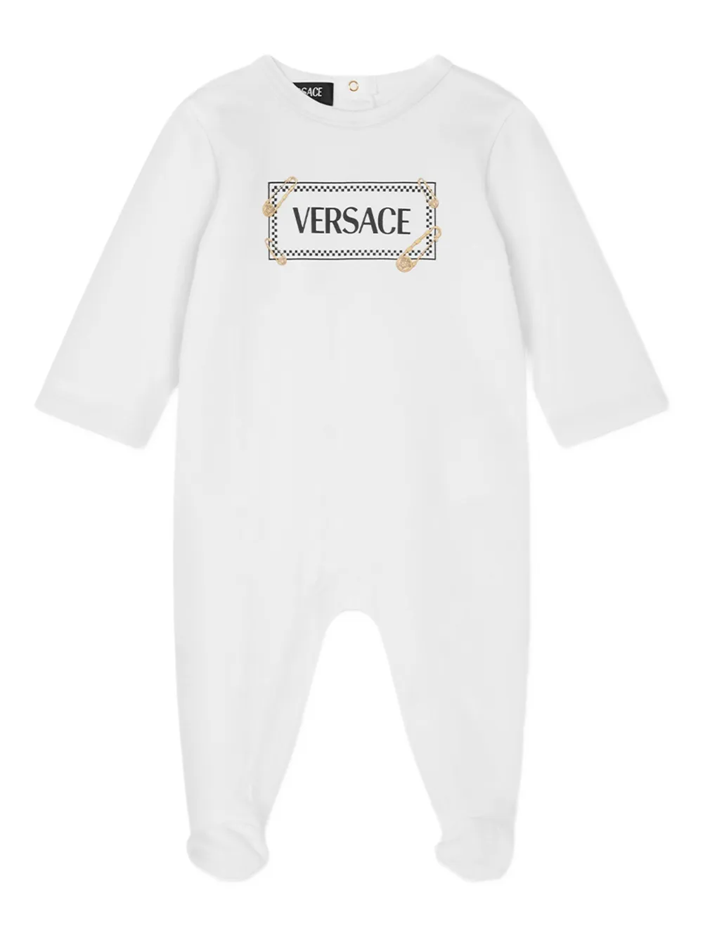 Versace Kids Pyjama met logoprint Wit