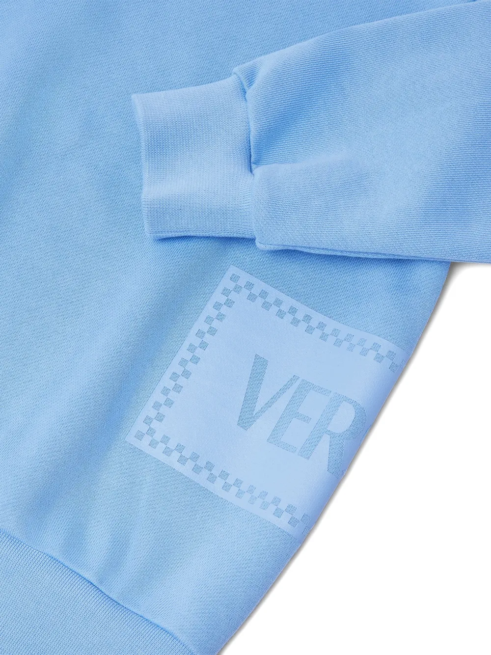 Versace Kids Sweater met logo Blauw