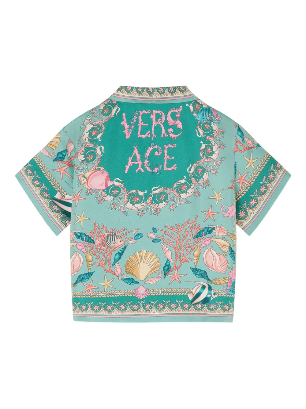Versace Kids Underwater Barocco short-sleeve shirt | Shirts | Image 2