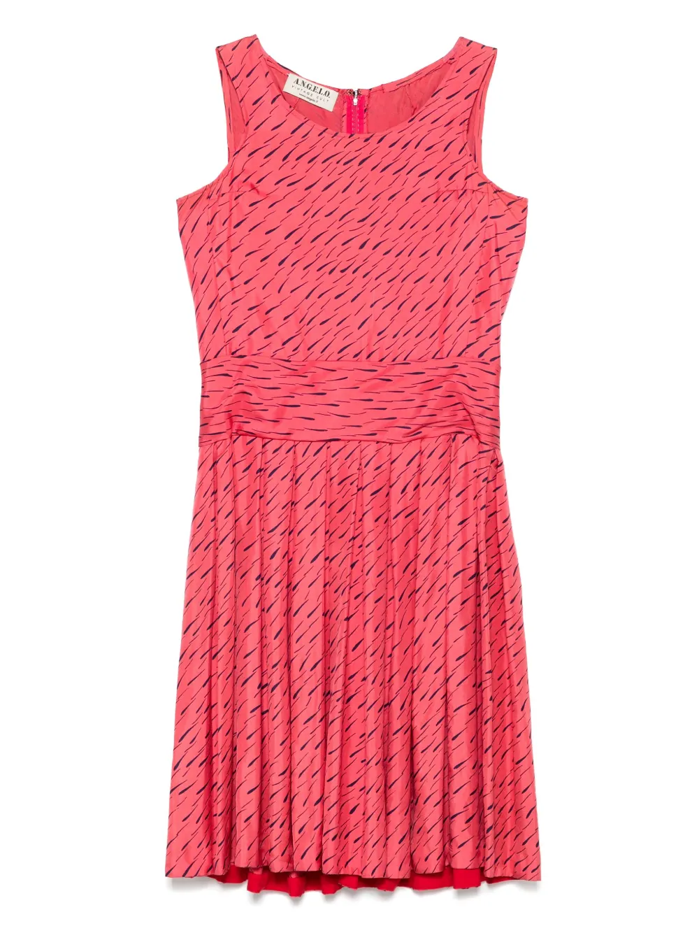 A.N.G.E.L.O. Vintage Cult 1960s pre-owned abstract-print midi dress | Pink | Image 1
