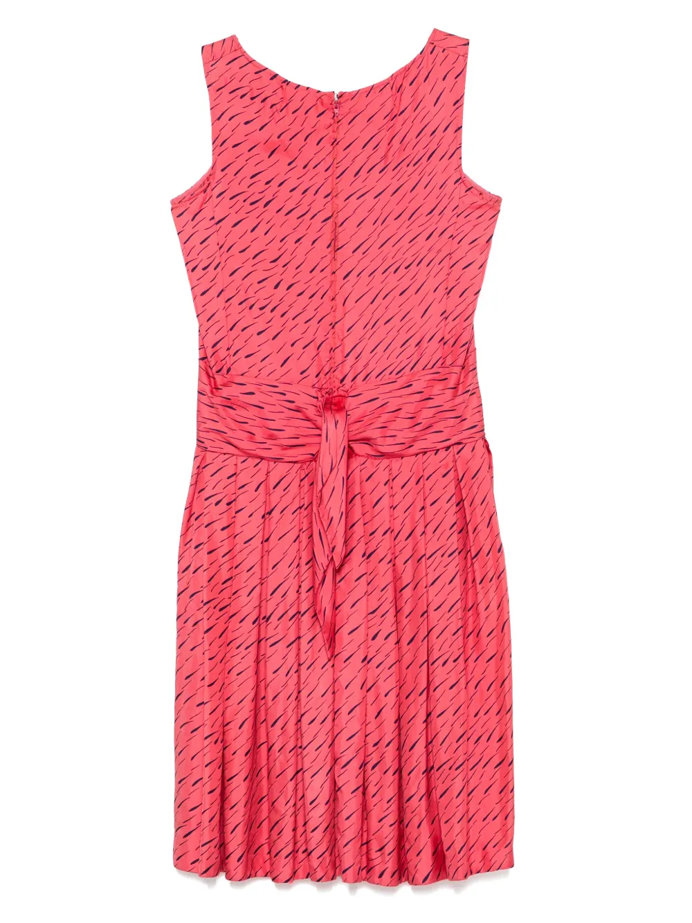 A.N.G.E.L.O. Vintage Cult 1960s pre-owned midi-jurk met abstracte print - Roze