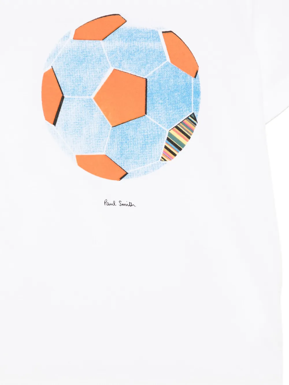 Paul Smith Junior T-shirt met grafische print Wit