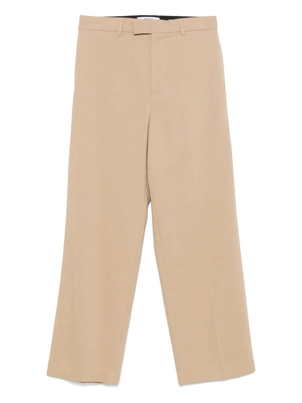 MSGM logo-tag trousers | Brown | Image 1