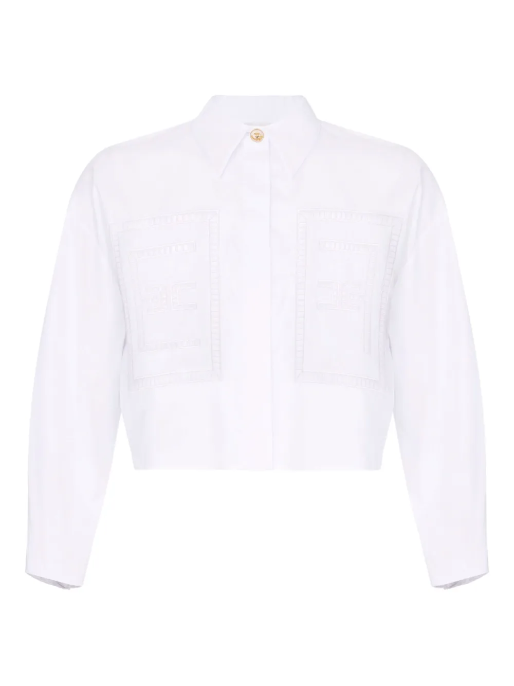 Elisabetta Franchi camisa de popelina | blanco | Image 1