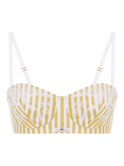 Elisabetta Franchi striped bra