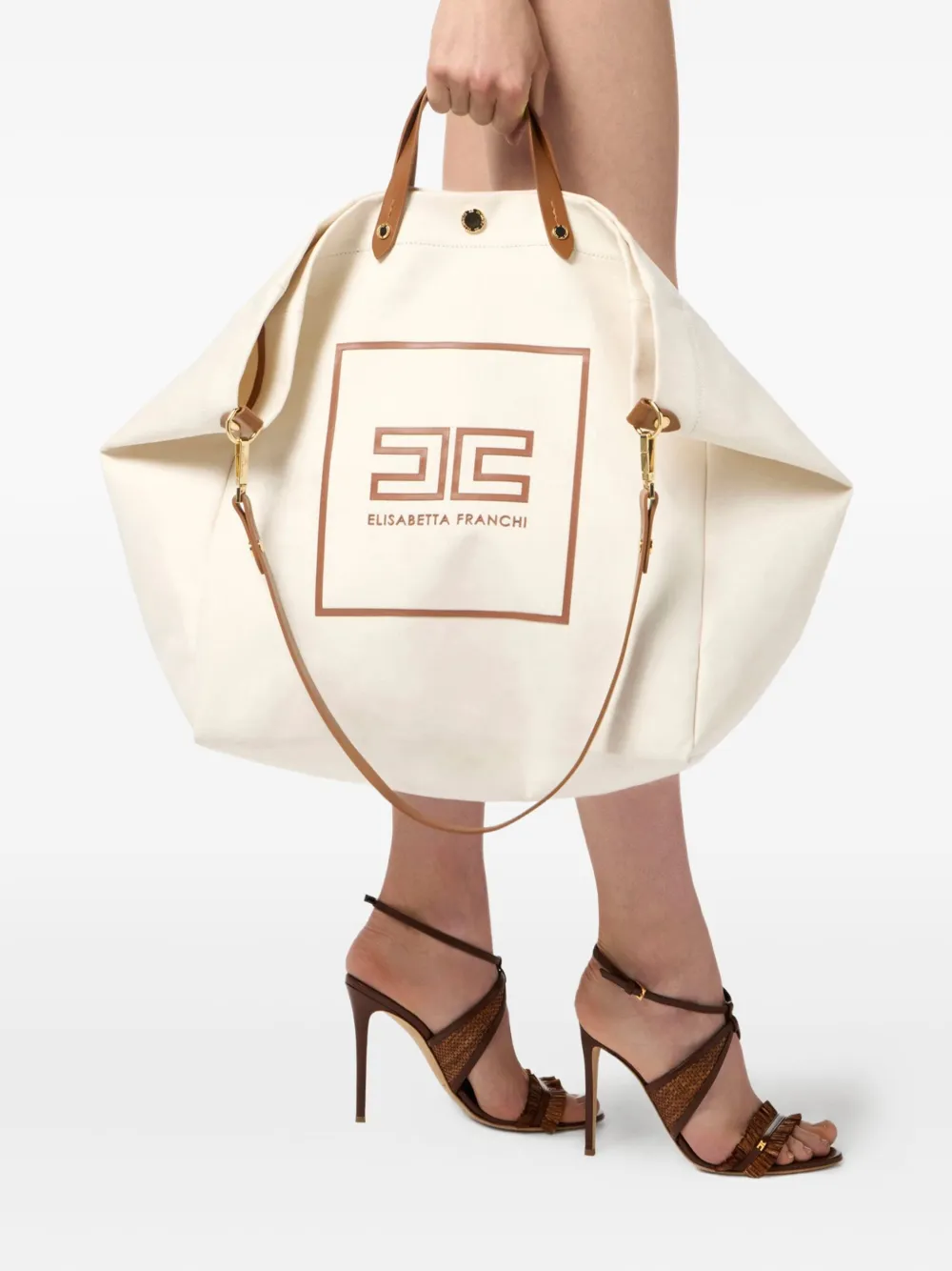Elisabetta Franchi canvas tote bag | Image 2