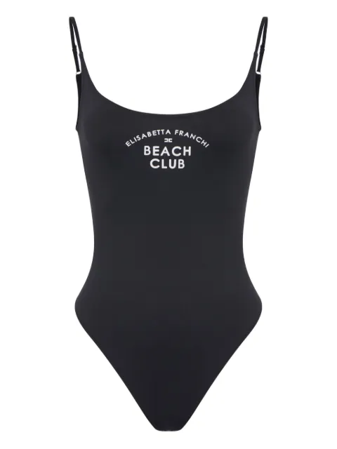 Elisabetta Franchi logo-print swimsuit