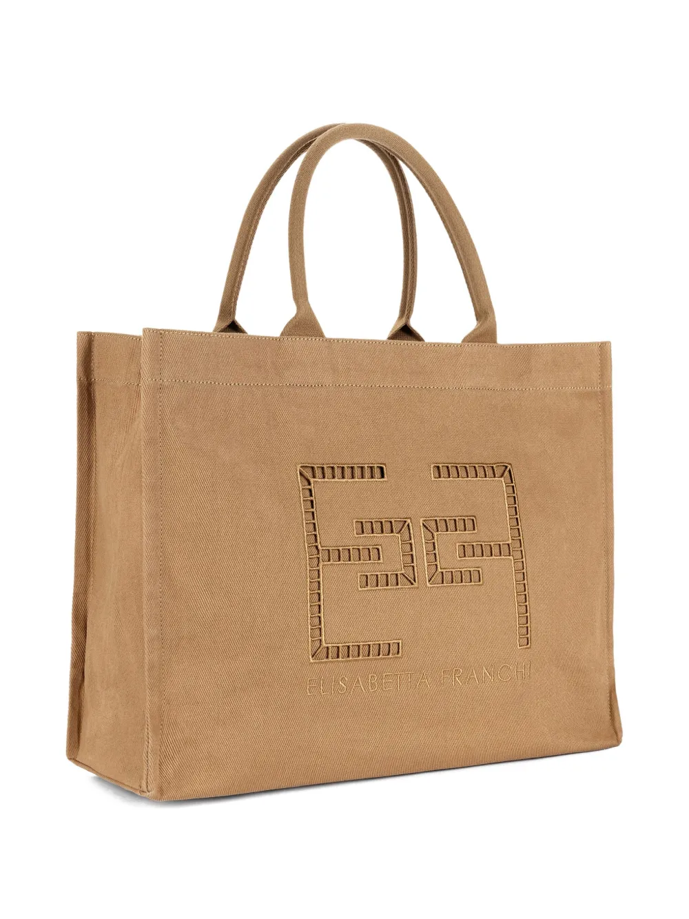 ELISABETTA FRANCHI BRODERIE-ANGLAISE TOTE BAG