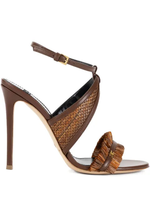 Elisabetta Franchi logo-detail sandals