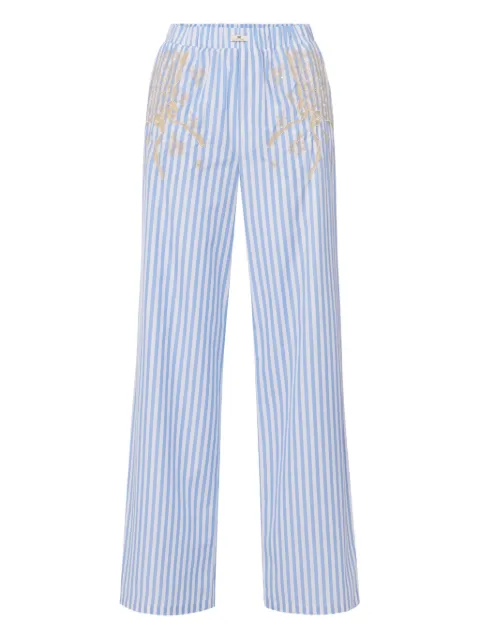 Elisabetta Franchi embroidered trousers