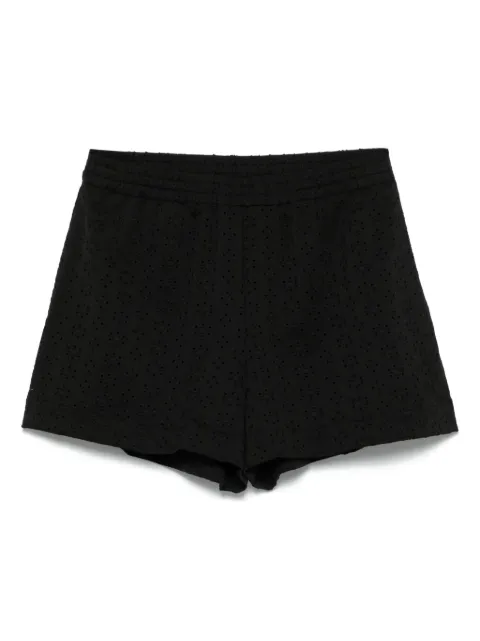 Fisico shorts con bordado inglés