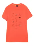 Paul Smith Junior graphic-print T-shirt - Orange