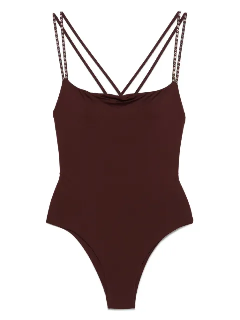 Fisico crystal-embellished swimsuit