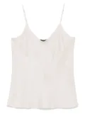 Lorena Antoniazzi crepe tank top - Neutrals