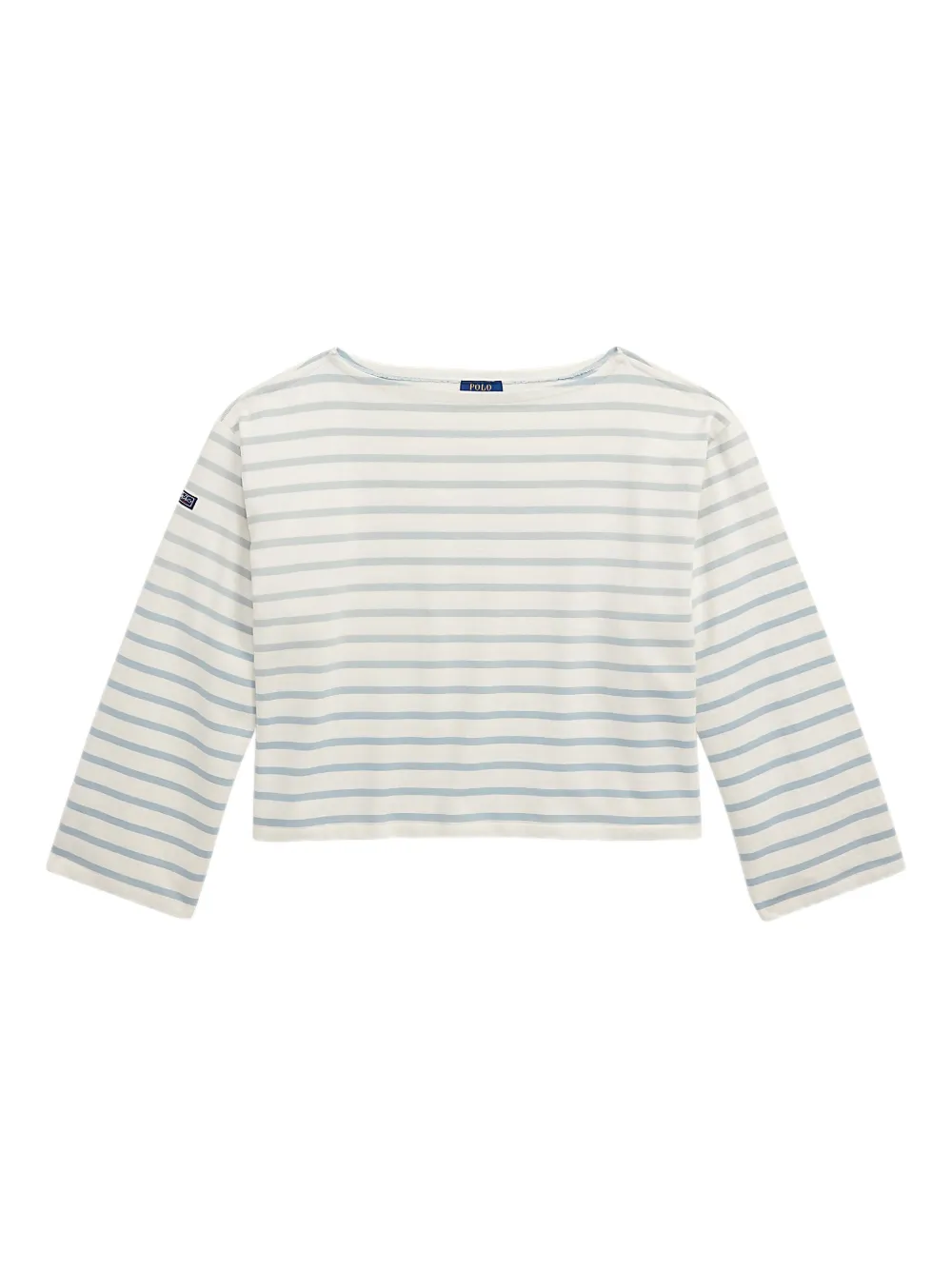 Polo Ralph Lauren ストライプ ロングスリーブトップ - ホワイト Polo Ralph Lauren ストライプ ロングスリーブトップ - ホワイト