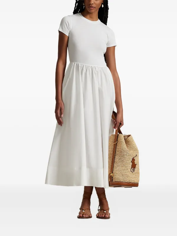 Polo Ralph Lauren Cotton Dress White FARFETCH PT