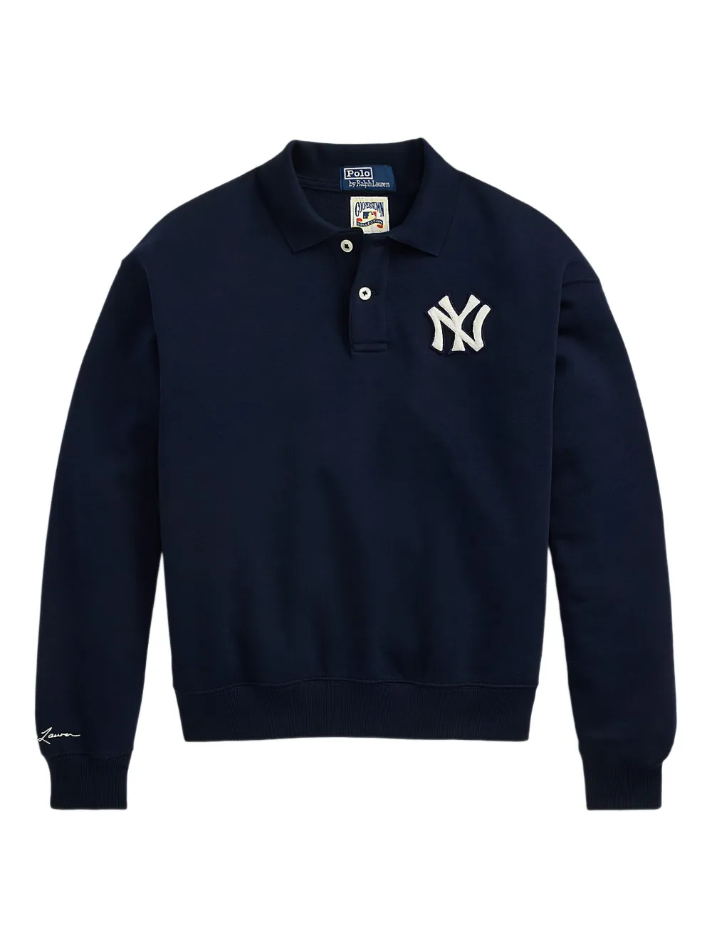 x New York Yankees logo-appliqué sweatshirt