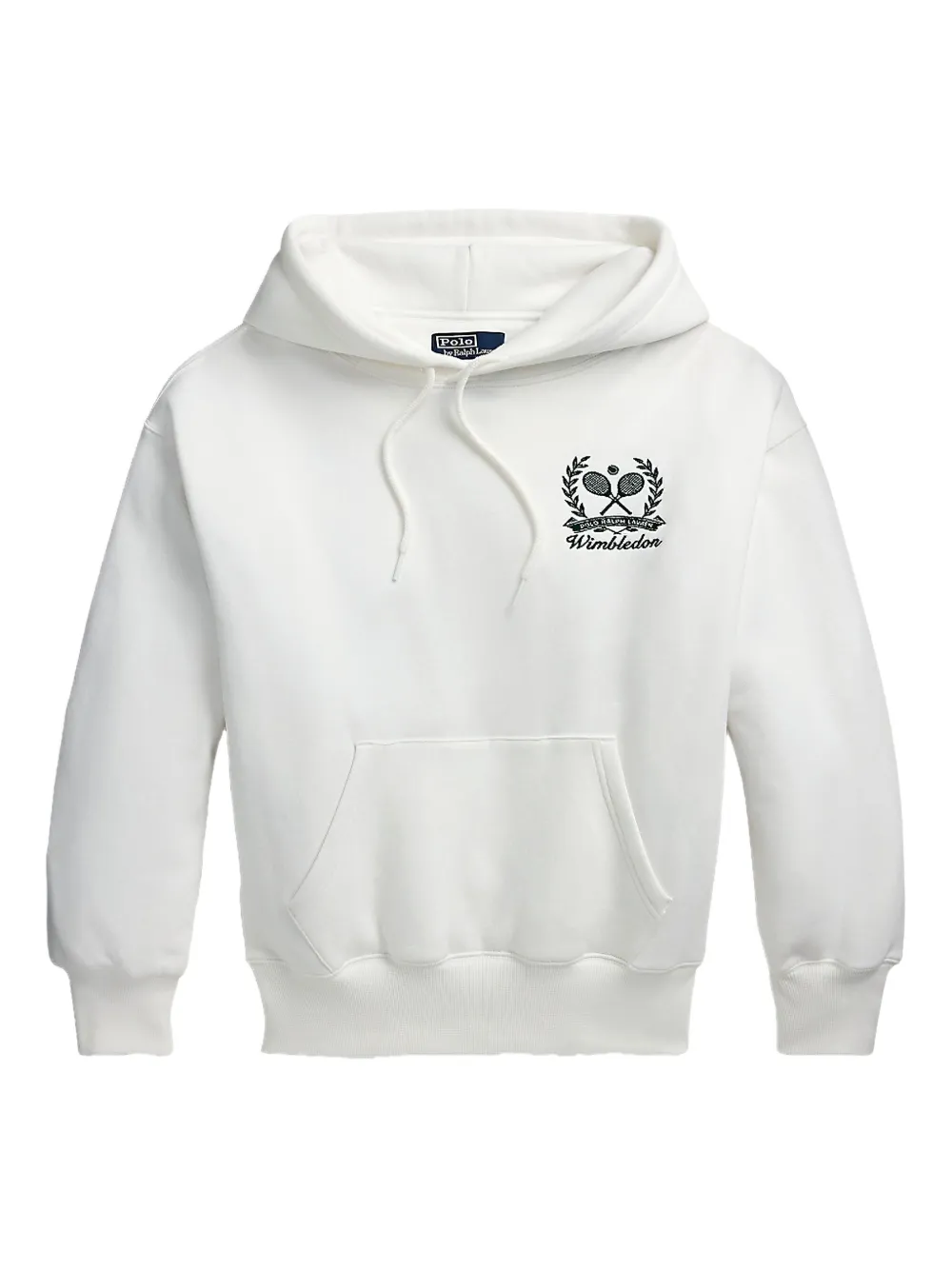 Polo Ralph Lauren x Wimbledon hoodie met geborduurd logo Wit