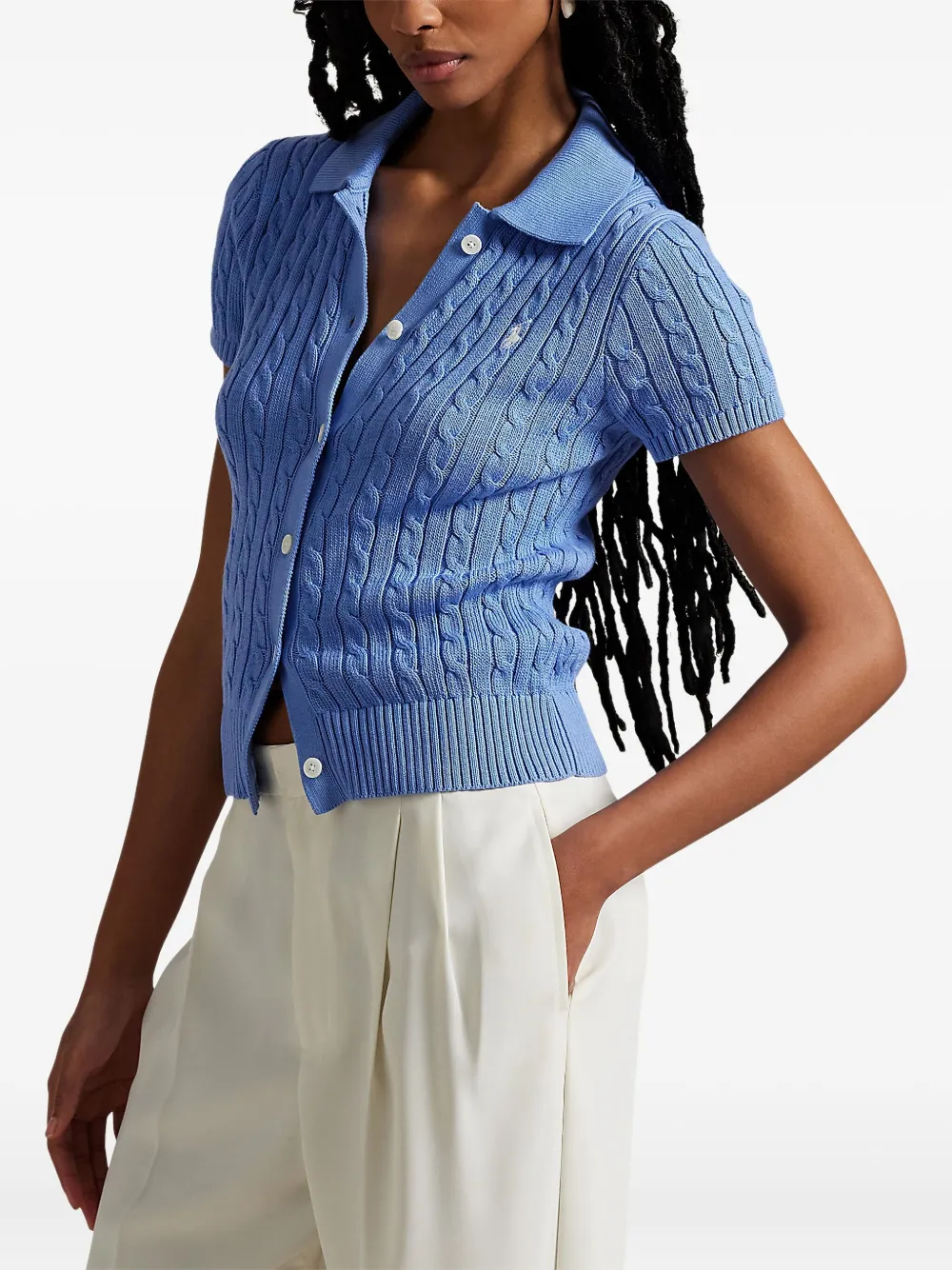 Polo Ralph Lauren Kabelgebreid vest Blauw