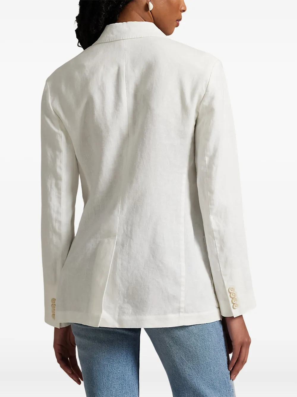 Polo Ralph Lauren Blazer met dubbele rij knopen Wit