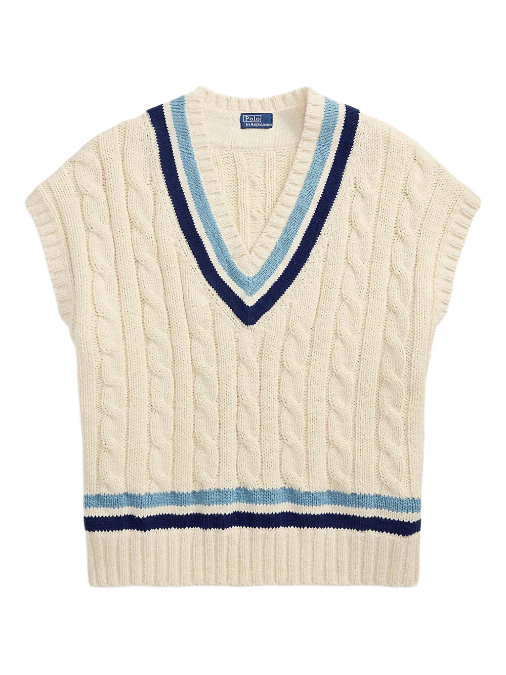 Shop Polo Ralph Lauren Cable-knit Vest