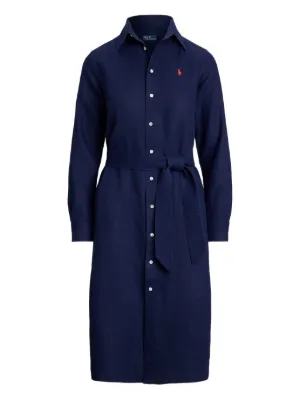 Polo Ralph Lauren Polo Pony シャツワンピース | ブルー | FARFETCH JP