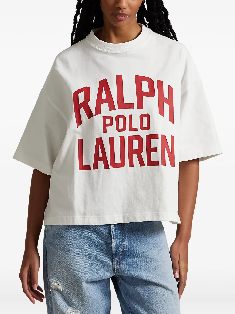 Polo Ralph Lauren Katoenen T-shirt met logoprint Wit