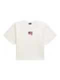 Polo Ralph Lauren flag-embroidered t-shirt - White