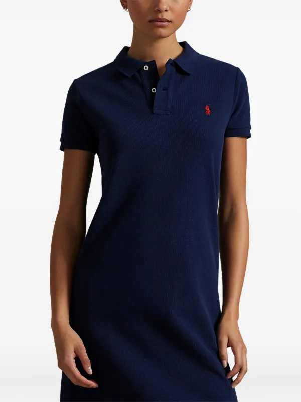 POLO RALPH LAUREN ポロシャツワンピース 新品 Polo Ralph Lauren ポロワンピース | ブルー | FARFETCH JP
