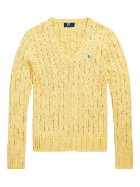 Polo Ralph Lauren cable-knit V-neck sweater