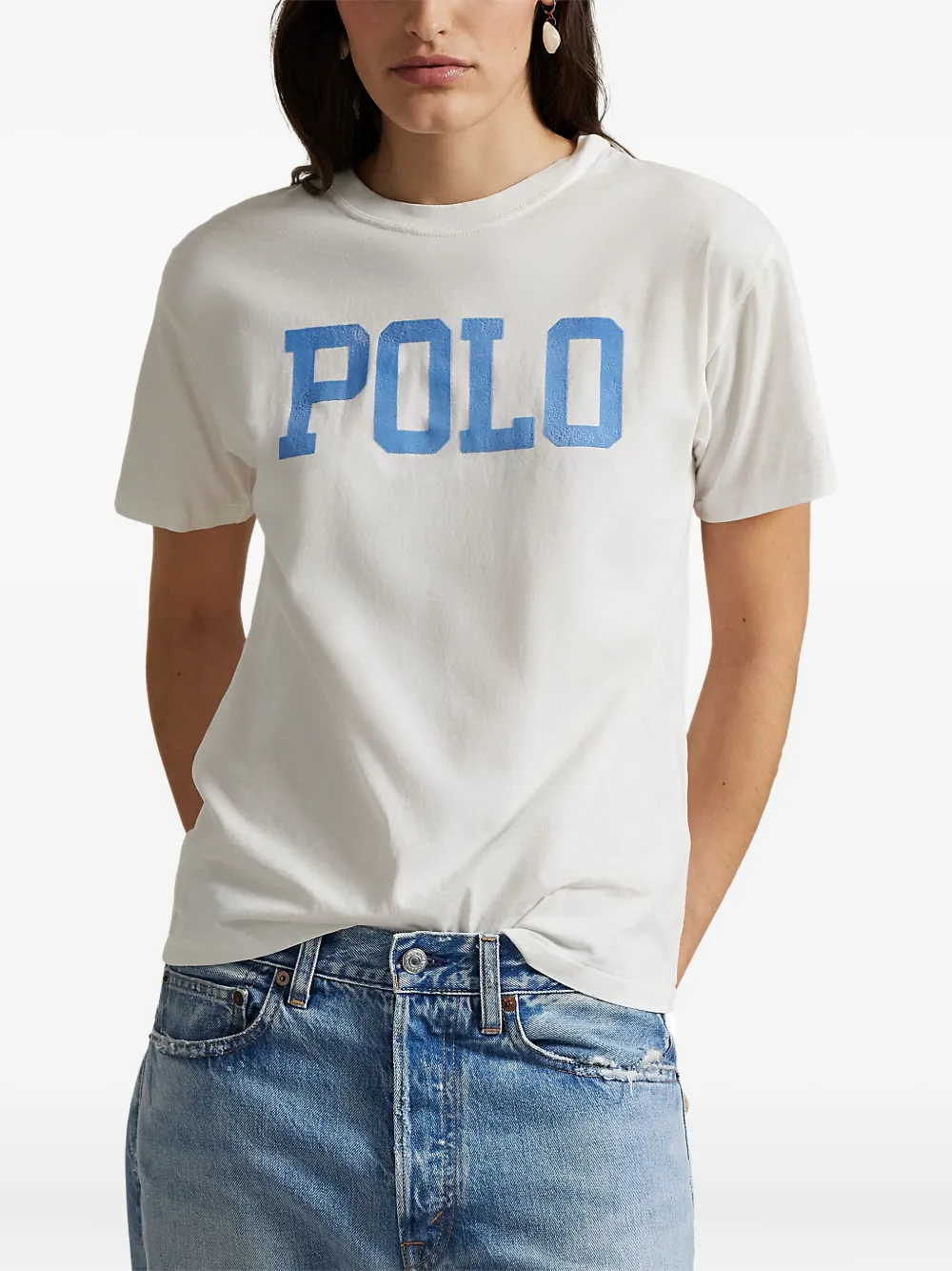 Polo Ralph Lauren T-shirt met logoprint Wit