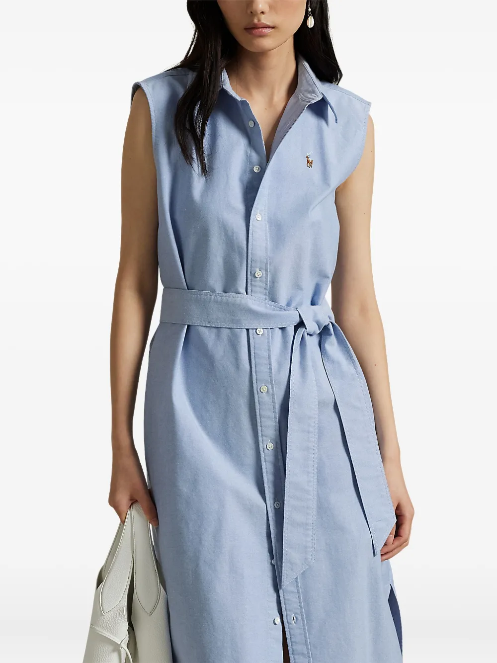 Polo Ralph Lauren Katoenen jurk Blauw