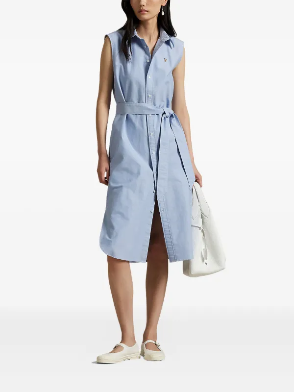 Polo Ralph Lauren Cotton Dress | Blue | FARFETCH