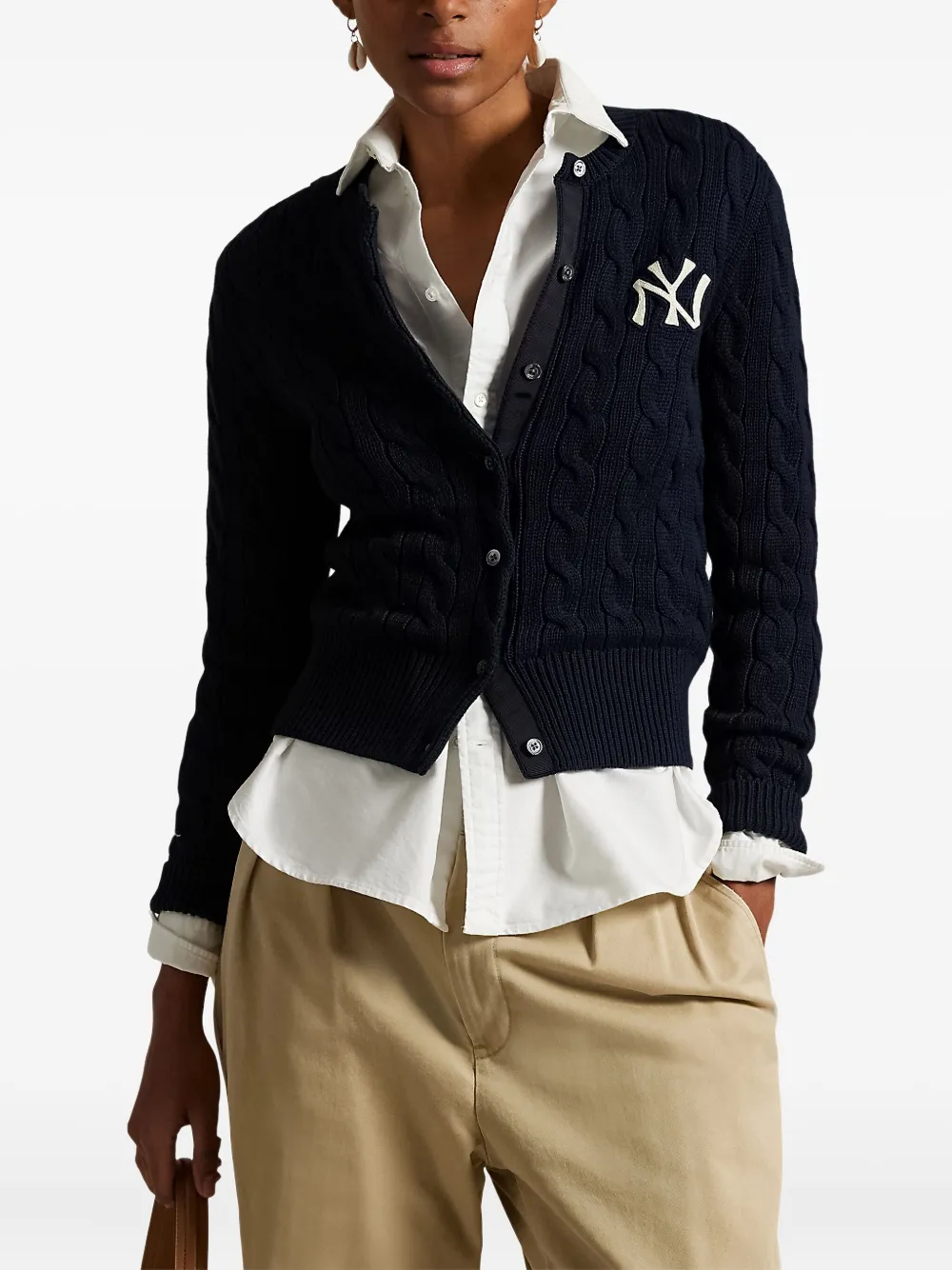 Polo Ralph Lauren Cotton Cardigan In Blue