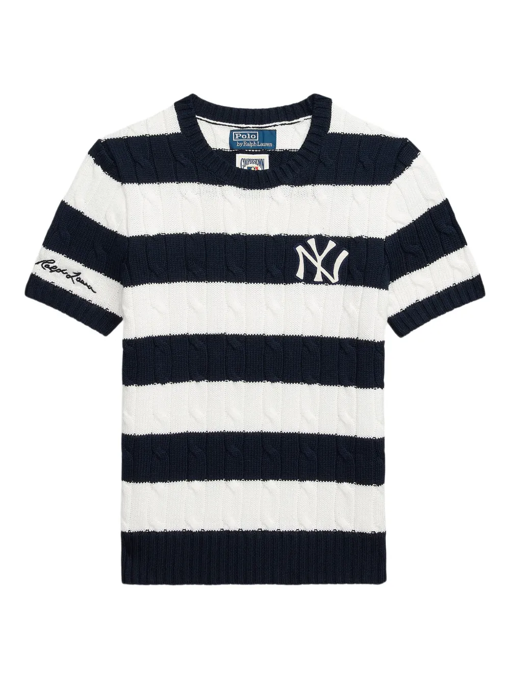 Polo Ralph Lauren Striped Cable-knit Sweater