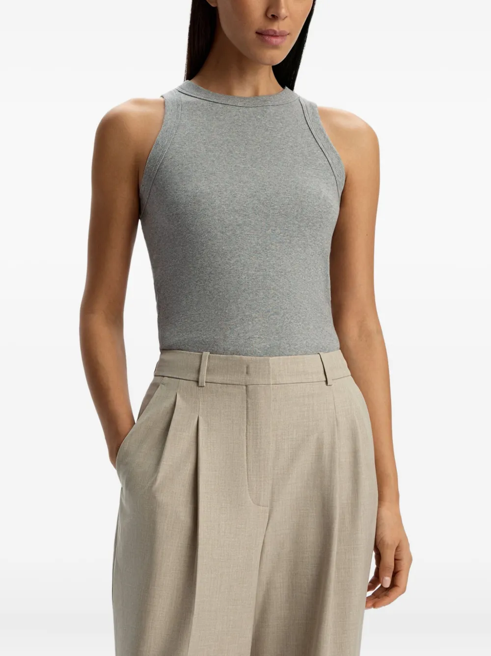 12 STOREEZ high-neck sleeveless top | Vests & Tank Tops | Image 2