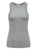 12 STOREEZ high-neck sleeveless top - Grey