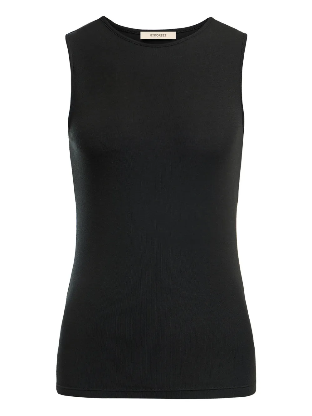 12 STOREEZ sleeveless tank top | Black | Image 1