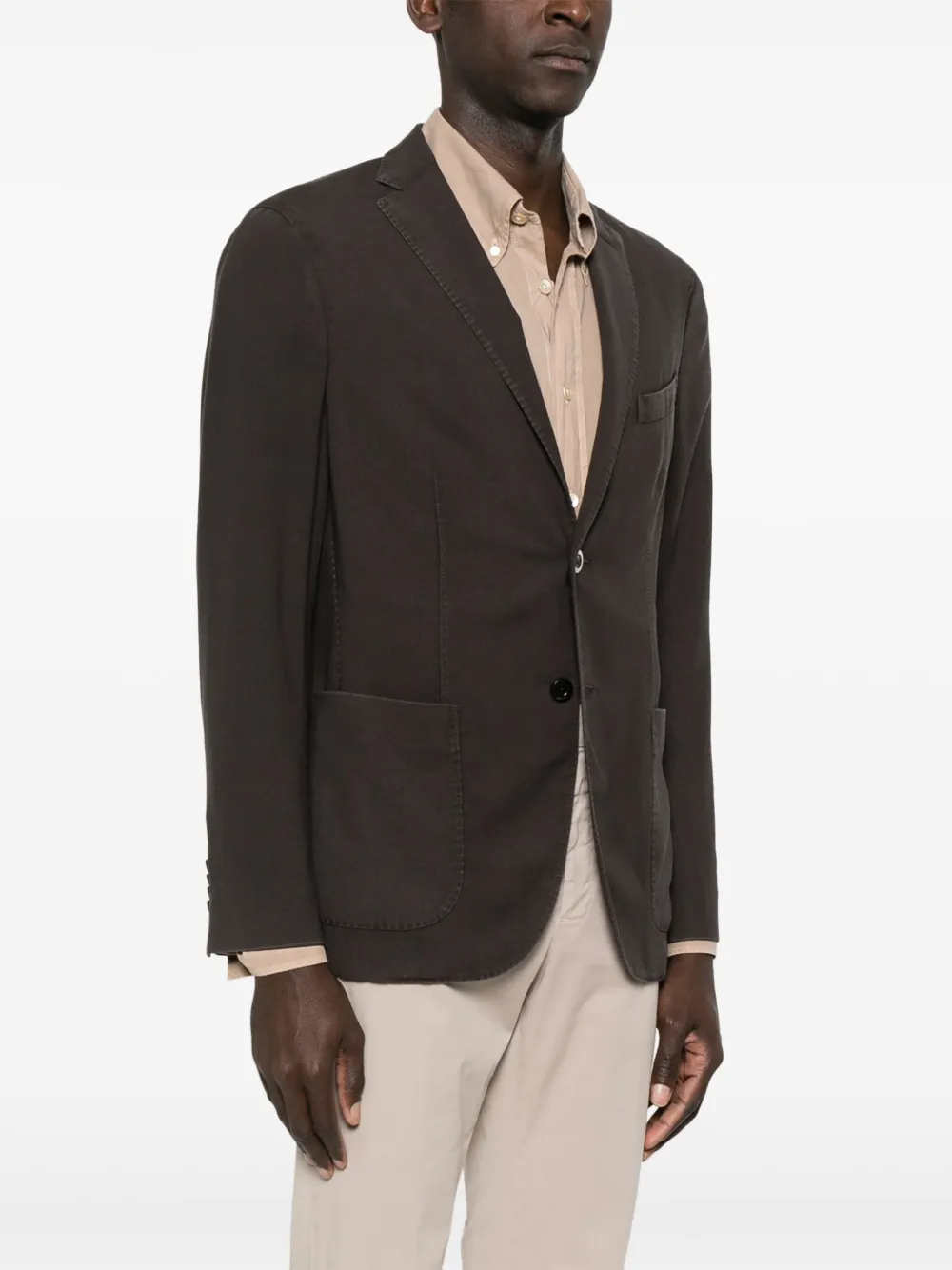 Boglioli Wollen blazer Grijs