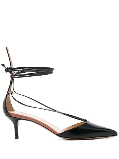 Francesco Russo 60mm leather pumps