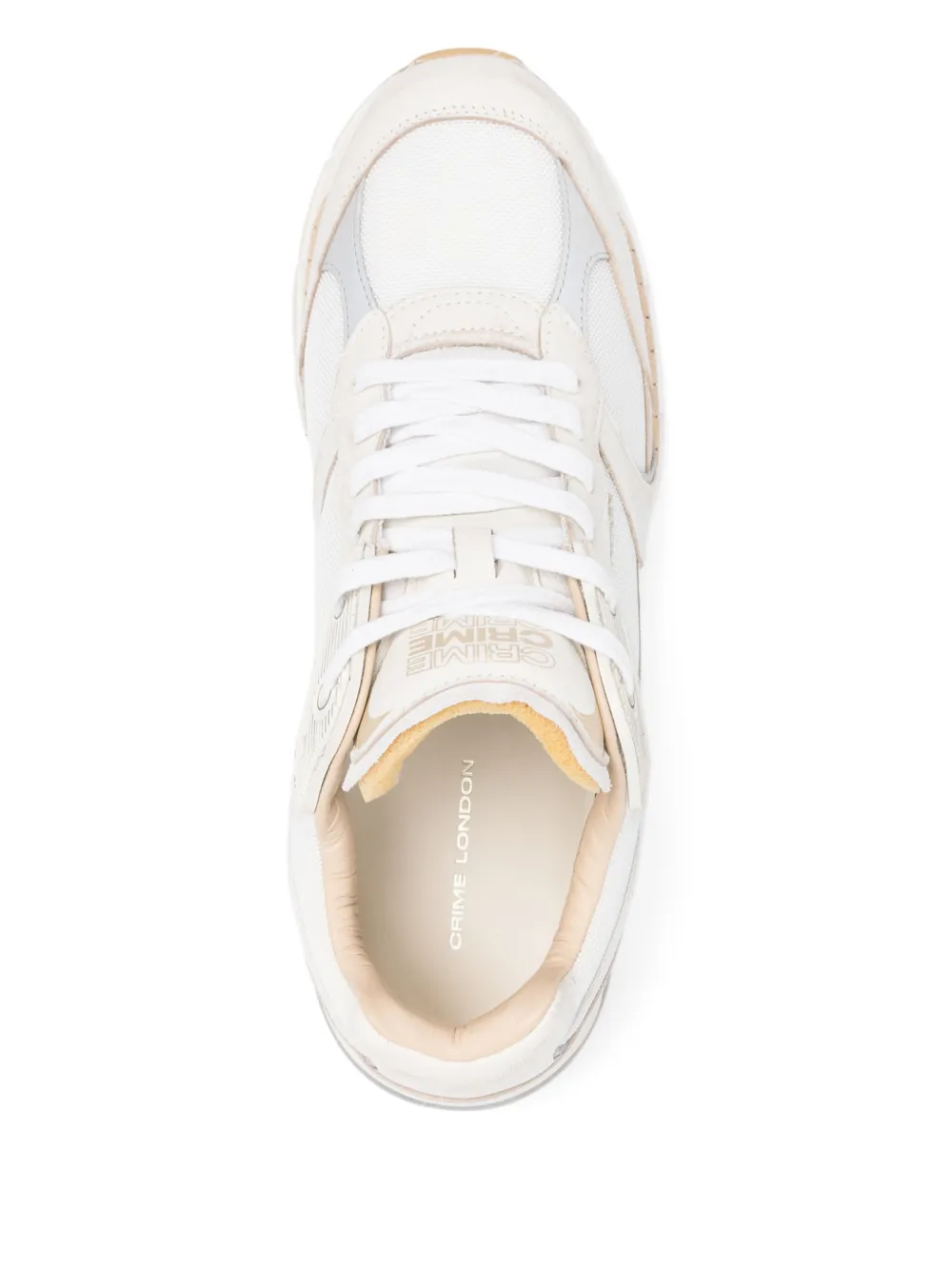 Crime London Fugitive sneakers Wit
