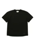 Snow Peak logo-embroidered T-shirt - Black