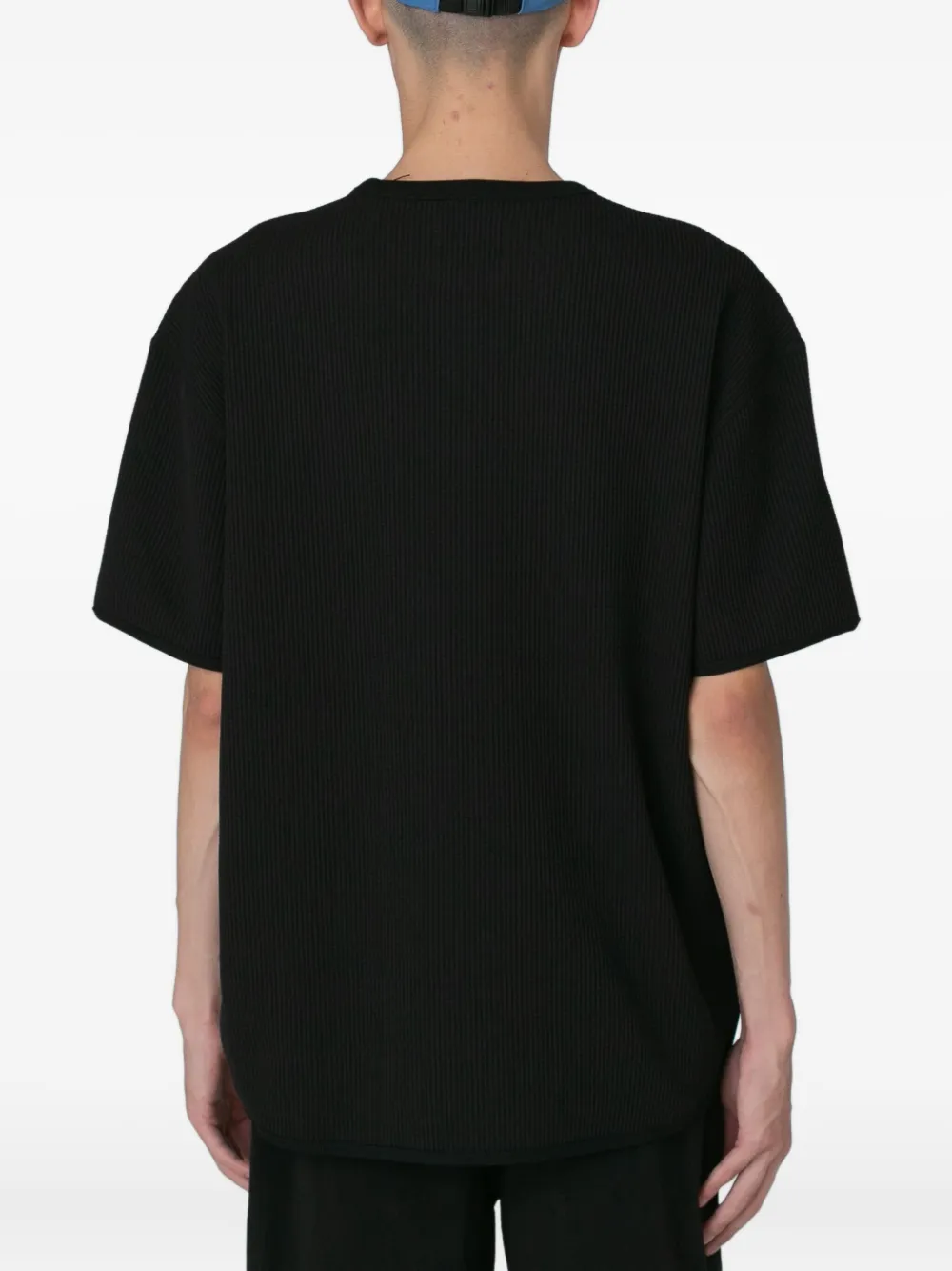 Snow Peak Dry T-shirt met wafelpatroon Zwart