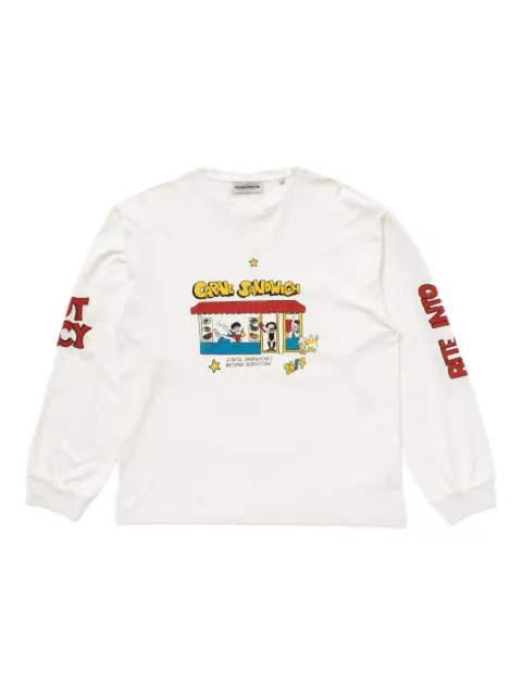 CARNE BOLLENTE graphic-print long-sleeve T-shirt