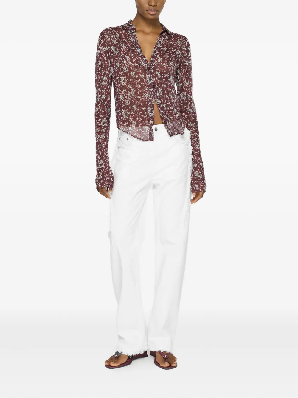Paris Georgia Fray jeans | Straight-Leg Jeans | Image 2