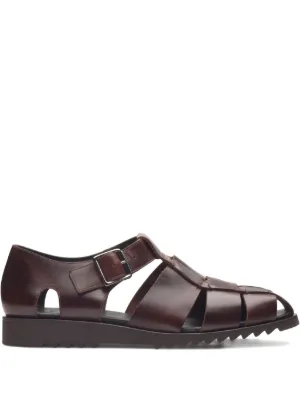 Paraboot Pacific Buckle Sandals | Black | FARFETCH
