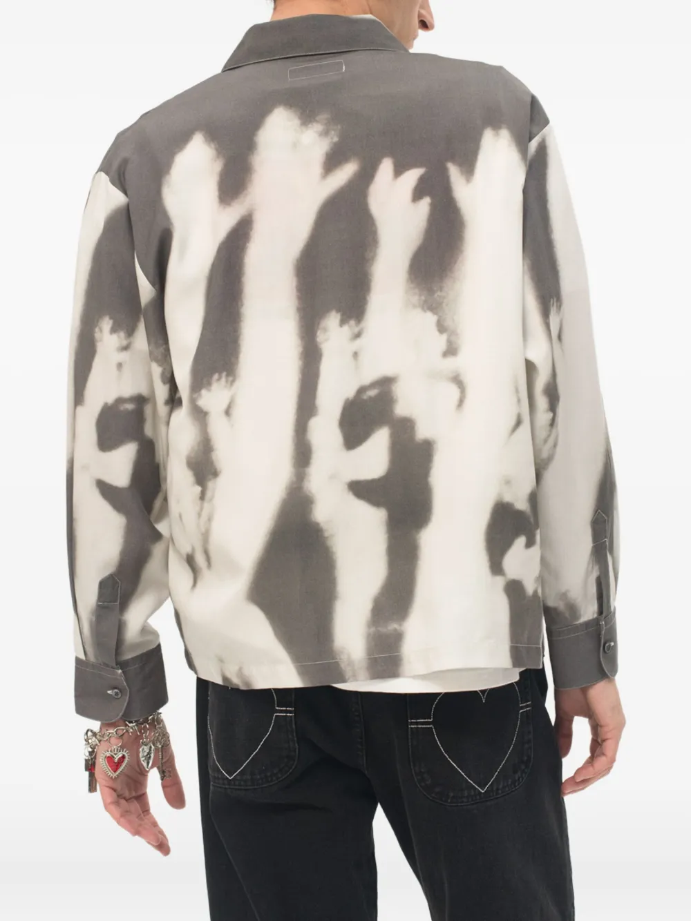Carne Bollente Abstract-print Button-up Shirt