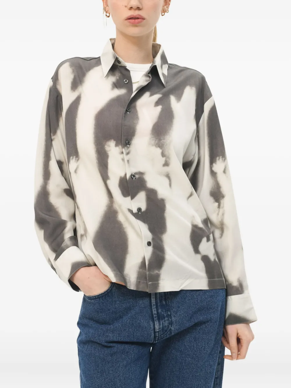 CARNE BOLLENTE abstract-print button-up shirt | Shirts | Image 2